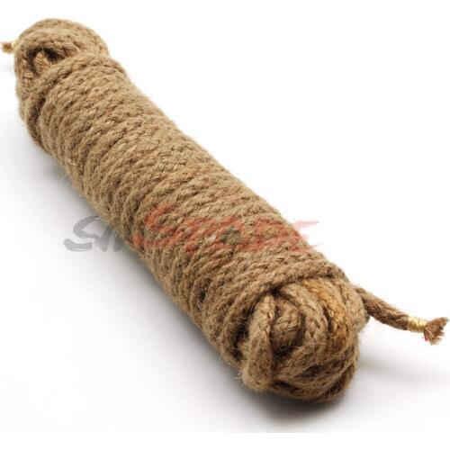 SMSPADE 10m Adult Sex Hemp Bondage Rope Fantasy Play Strap Restraint Fetish Sex Toy for couple,adult sex cosplay BDSM restraint