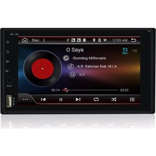 6.2" 2 din Universal Android 10.0 Full touch Android 9.0 Capacitive multi-touch screen 4 core Car Radio 2+32GB