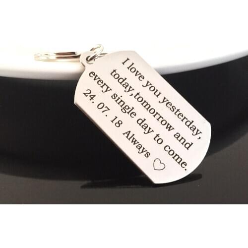 I love you, tomorrow is the key gift for Valentines Day