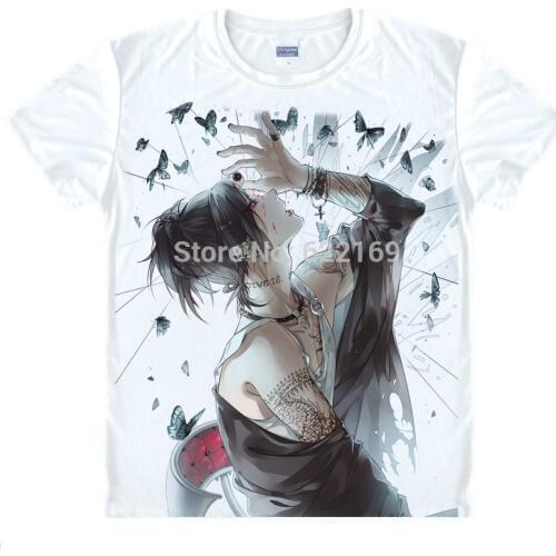 Japanese Tokyo Ghoul anime Short-Sleeve t-shirt Ken Kaneki Toka cotton shirt Cosplay christmas Costumes anime clothing