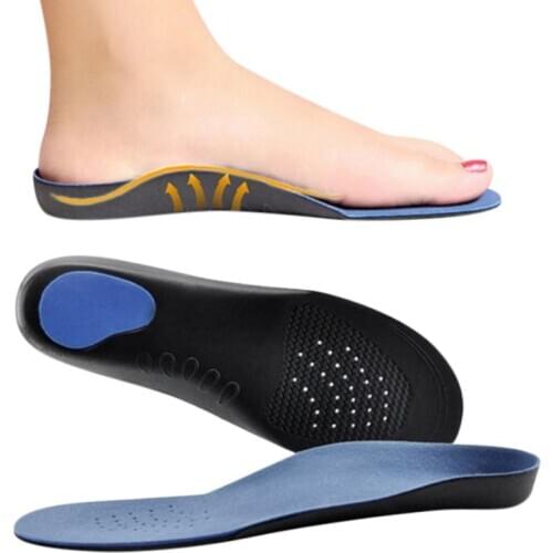 1PAIR 2019 Orthopedic Insoles Flat foot Orthotics Cubitus Varus Orthopedic Foot Pad Care Insole Unisex Deodorant Insole