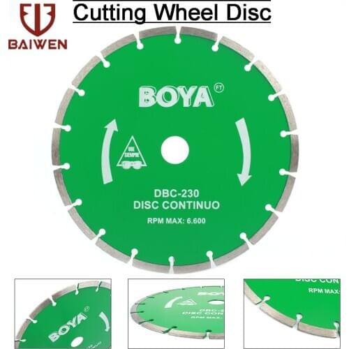 1pc 230mm Diamond Cutting Disc Stone Saw Blade Cutter Grinder Wheels High Speed for Granite Marble Concrete Tile 25.4mm Hole