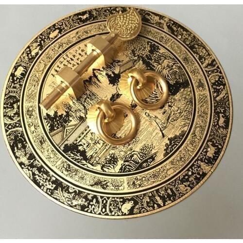 140mm 180mm 240mm Chinese antique furniture copper fittings cabinet handle shoe bookcase wardrobe door handle retro