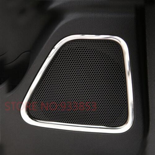 4pcs Car door audio speaker frame cover trim For Outlander 2013-2016