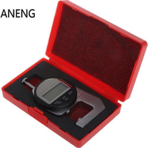 ANENG Digital thickness gauge 0-12.7mm/0.01mm 0.5"/0.0005" Electronic measuring tool