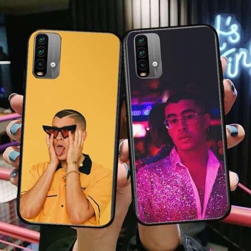 Singer bad bunny Phone Case For XiaoMi Redmi 11 lite 9C 8A 7A Pro 10T 5G Anime Cover Mi 10 Ultra Poco M3 X3 NFC 8 SE cover