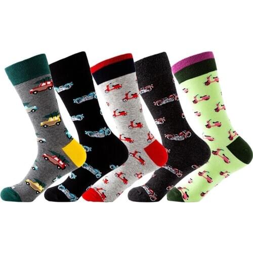 DTSTARZG Men's Patterned Socks