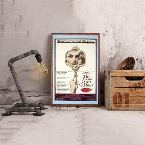 That Obscure Object of Desire 1977 Movie Poster Classic Vintage Retro Canvas Print Art Poster Wall Painting Home Decoration