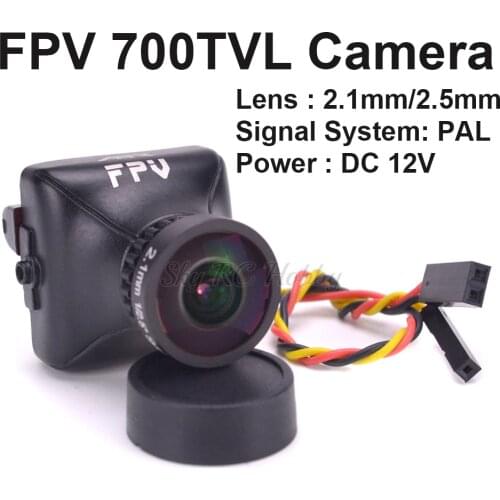 FPV 1/3 CCD 700TVL Camera 2.5mm / 2.1mm FOV 135 / 150 Degree Air FPV Camera Build in OSD PAL for FPV RC Racing Drone Quadcopter
