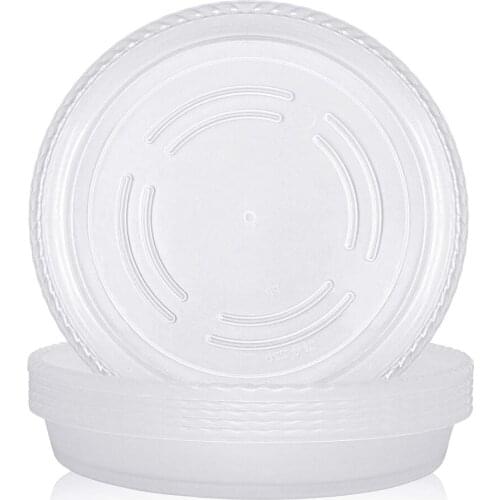 Pot Tray Drip Trays Baskets Holder Indoor PP Durable Plastic Outdoor Transparent White Plant Saucer
