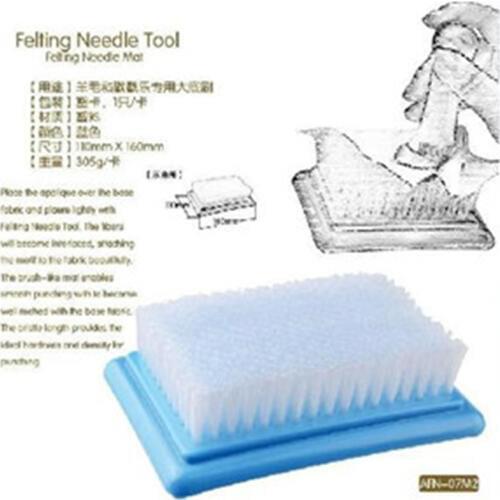 Needle Wool Felting Handle Base Holder Embroidery Mat Brush Craft Kit Tool