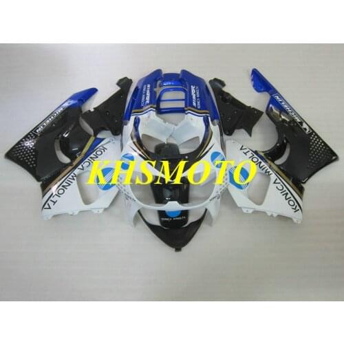 Motorcycle Fairing kit for CBR900RR 893 96 97 CBR 900RR 1996 1997 CBR 900 RR ABS White blue Fairings set+gifts HA26