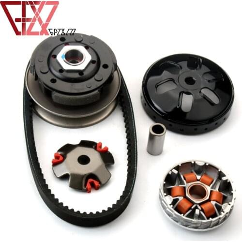 Scooter Racing Clutch Kit &Variator & 669 Belt for Baotian BT49QT-2-3 6A1 6B1 7 8 9 10 11 ZNQT-A/B 10 Inch 139QMB QMA 4T