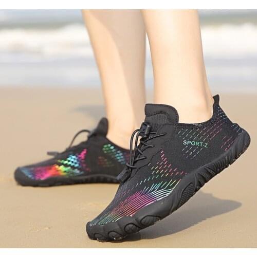 Summer Sneakers Men Women Barefoot Water Shoes Slip On Casual Breathable Beach Shoes Outdoor Walking Swimming Fishing Slippers