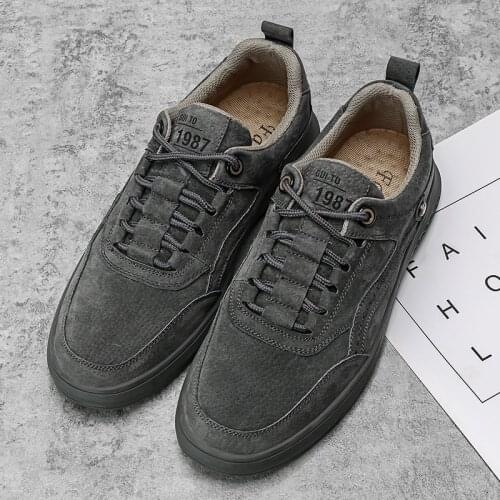 Winter Men Casual Shoes Lace Up Fashion Sneakers Male Plush Footwear Plus Size 48 47 Mens Trainers Outdoor Flats Suede Shoes Man
