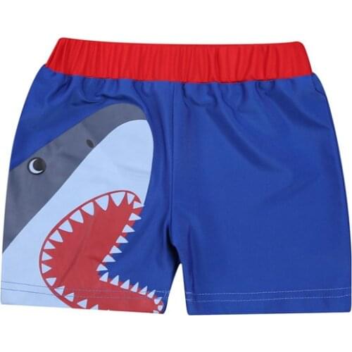 Fashion Baby Boys Shorts Elastic Waist Dinosaur Print Swimming Trunks Casual Swimwear Sports Summer Bottoms Outfits