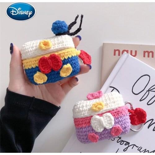 Cartoon Woolen Donald Duck AirPods pro Apple Bluetooth wireless headset set 2/3 generation Daisy DIY creative gift