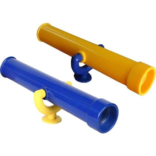 New Style Kids Playground Monocular Pirate Telescope Plastic Toy Swing Set Accessory Green Yellow For Outdoor Wooden Swing Set