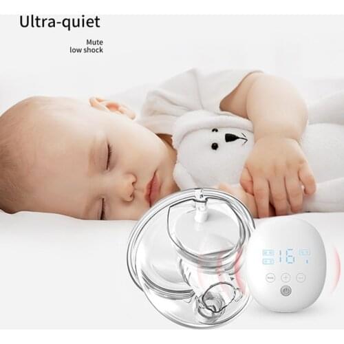 Electric Automatic Wearable Double Breast Pump Portable Baby Nipple Silence Suction Cup Feeding Milk Bottles Charging