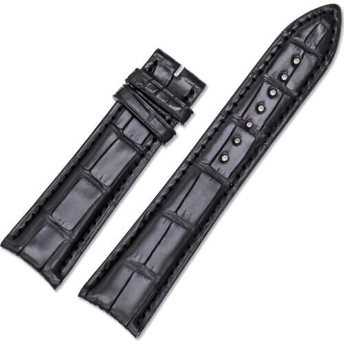 Professional Crocodile Watch Band 20mm 21mm Genuine Leather Strap Suit for Jaeger-LeCoultre Watch Master Series Alligator Skin