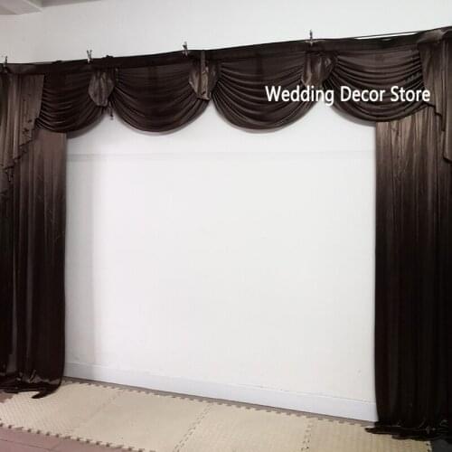3x3M Wedding Backdrop Curtain Stage Background Event Party Decoration Baby Shower Wall Photo Booth Drapery Panels