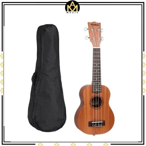 NAOMI Ukulele 21 Inch U01-S Sapele Student Ukuele 15 Frets Nylon Strings Children Ukulele Christmas Gifts