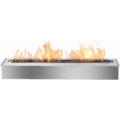 On sale fireplace with stainless steel burner 24 inch indoor fire place