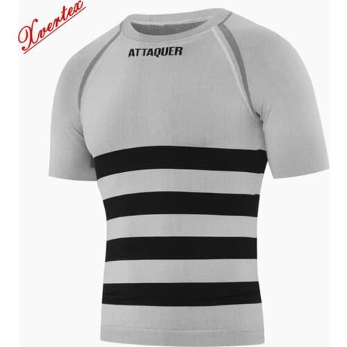 Attaquer cycling base layer 2022 Cool Mesh Breathable Lightweight Cycling Underwear Road bike MTB Short Sleeve tops wear