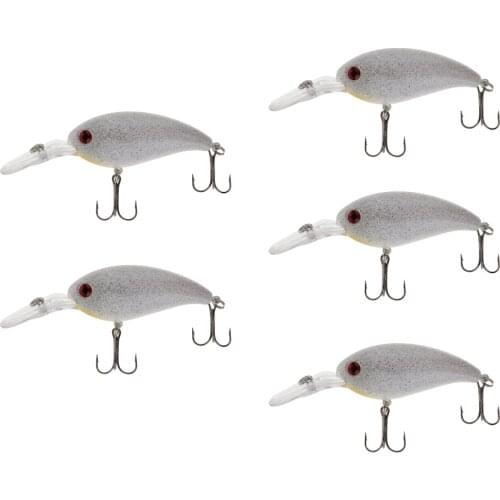 MagiDeal 5pcs Fishing Lure Hard Bait Swimbait Crankbaits for Long Casting