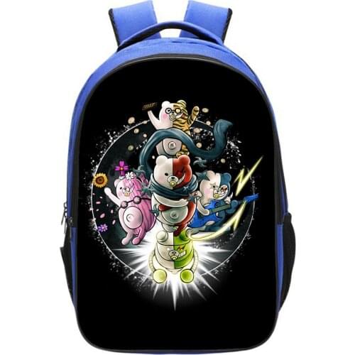 Japan Anime Danganronpa Backpack Boy Girl Bag Teen Large Capacity School Bags Men Travel Bag Women Bag Students Mochilas