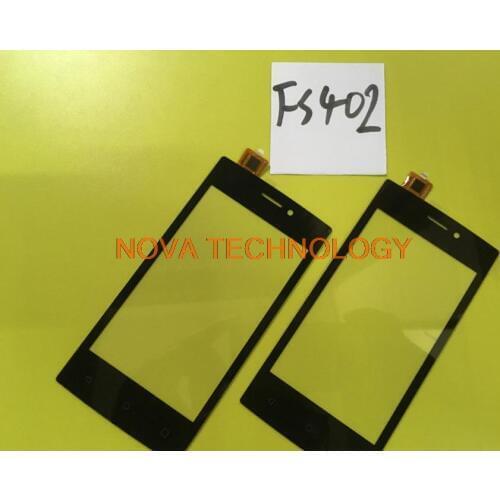 Wyieno FS 402 Sensor Phone Replacement Parts For Fly Stratus 2 FS402 Touch Screen Digitizer Glass Panel + tracking