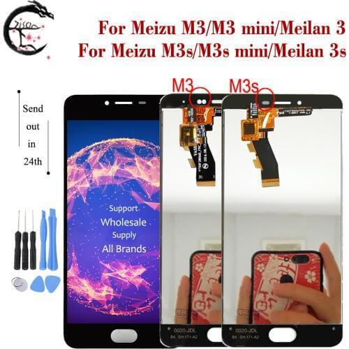 LCD For Meizu M3s M3 LCD Display Touch Screen Digitizer Assembly M3s mini Display Meilan 3 3s LCD Display meilan3s Replacement