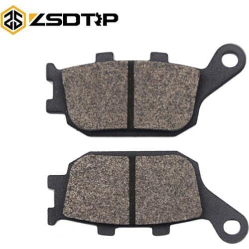 ZSDTRP For HONDA CB500/NC 700X/CBF 100 KAWASAKI Z750/KLV 1000 SUZUKI GSF 650 YAMAHA YZF-R6 Motorcycle Parts Rear Brake Pads Disc