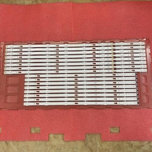 16pcs LED Backlight strip for Samsung UE65JU6400 UE65JU6500 UN65JU6500 UN65JU6400 UN65JU7100 UN65KU6300 BN96-34809A BN96-34810A