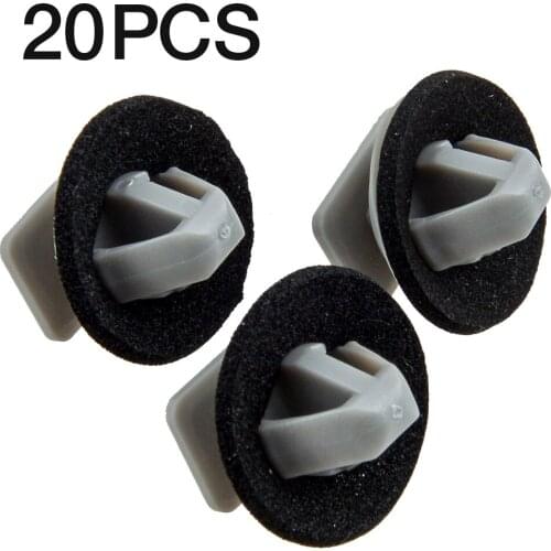 20Pcs Car Front Door Side Lower Molding Panel Trim Clips Fasteners Plastic Fit For Mazda CX-5 2013 2014 2015 2016 KD5351SJ3A