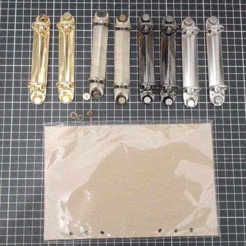 A7 2 Rings Metal Binders File Folder Spiral Binding Clips for Scrapbook Album Notebook Binder Rings Notebook Storage Folder