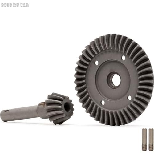 AX30392 43T&13T Steel Heavy Duty Bevel Helical Pinion Gear Set For All Axial Racing Trucks SCX10 Yeti Wraith NEW ENRON1:10