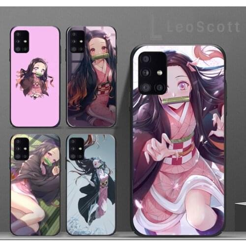 Nezuko Kamado Demon Slayer Kimetsu no Yaiba Phone Case For Samsung S6 S7 edge S8 S9 S10 e plus A10 A50 A70 note8 J7 2017