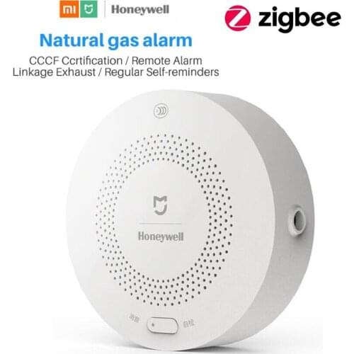 Xiaomi Honeywell Gas Alarm Detector, Zigbee Remote Control CH4 Monitoring Ceiling&Wall Mounted Easy Install Work Mijia APP