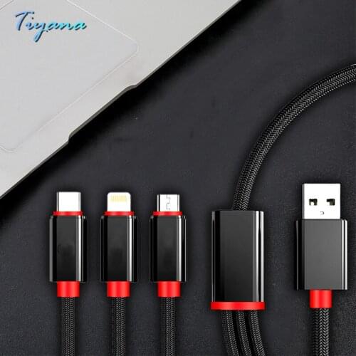 USB Type C Cable Suitable for Samsung S20 S21 Xiaomi POCO Fast Charging Cable USB-C Charger Mobile Phone USBC Type-C Data Cable
