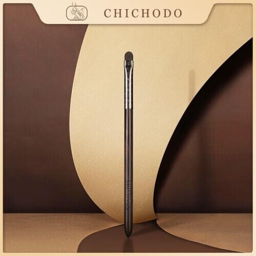 CHICHODO Makeup Brush-2021 New Luxurious Carved Ebony Animal Hair Series-Pony&Goat Hair Eyeshadow Brush-beauty pen-make up-E118