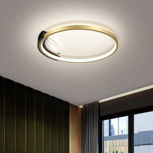 Round Indoor Chandelier Two Different Shape Modern Minimalist Style For Living Room Bedroom Kitchen Home Furniture Decoration