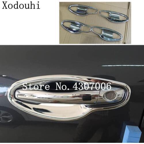 Car styling cover protection garnish trim ABS chrome external door Bowl frame 4pcs For Kia Sorento 2015 2016 2017