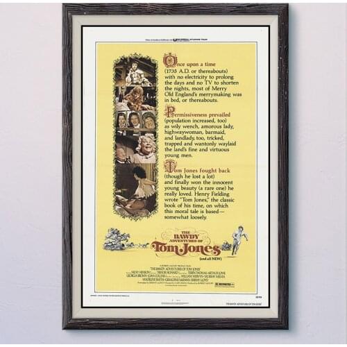 N556 TOMJONES Vintage Classic Movie Wall Silk Cloth HD Poster Art Home Decoration Gift