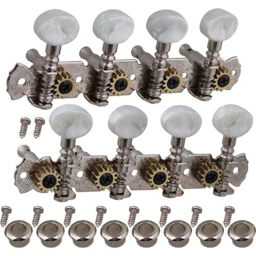 NICKEL MANDOLIN Machine Heads Tuning Pegs Set