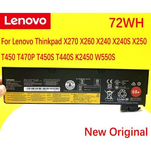 Lenovo NEW Original For Lenovo ThinkPad X240 T440S T440 X250 T450S X260 S440 S540 45N1130 45N1131 45N1126 45N1127 3CELL