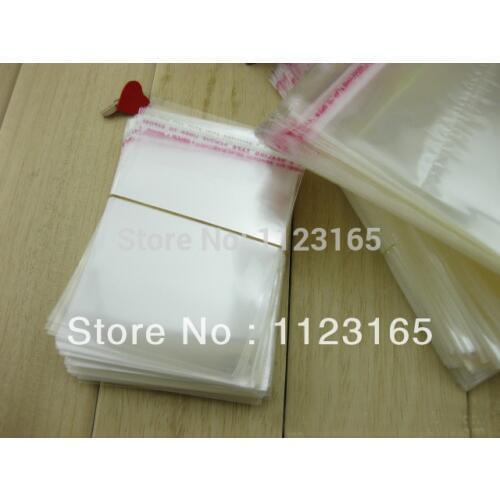 1000pcs /10*15cm All Clear Self Adhesive Seal OPP plastic bag, resealable poly pouch, self-adhesive Jewelry/gift packaging bags