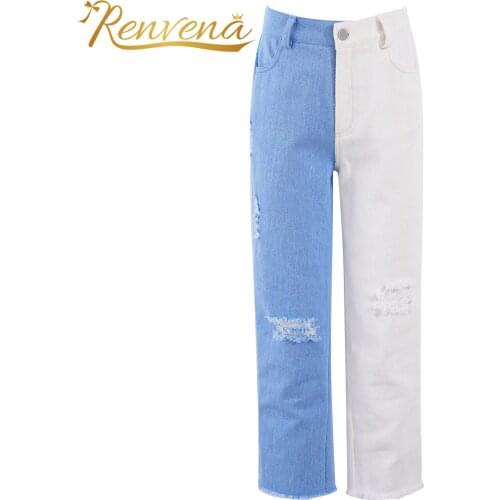 Renvena Ripped Jeans For Girls
