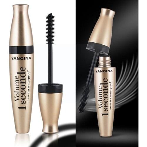 Silicone mascara 4D Silky Eyelashes Lengthening Curling Eyelashes Lashes Eye Long Lasting Waterproof Cosmetics E9J5