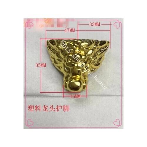 Antique wooden jewelry box plastic foot soles of the feet with foot support feet plastic big size